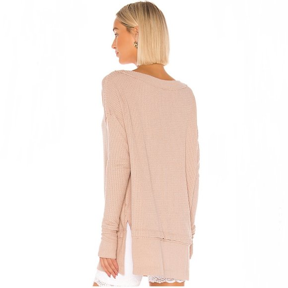 Free People ~ North Shore Thermal Top XS - Picture 3 of 5